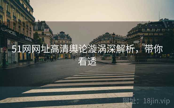 51网网址高清舆论漩涡深解析，带你看透