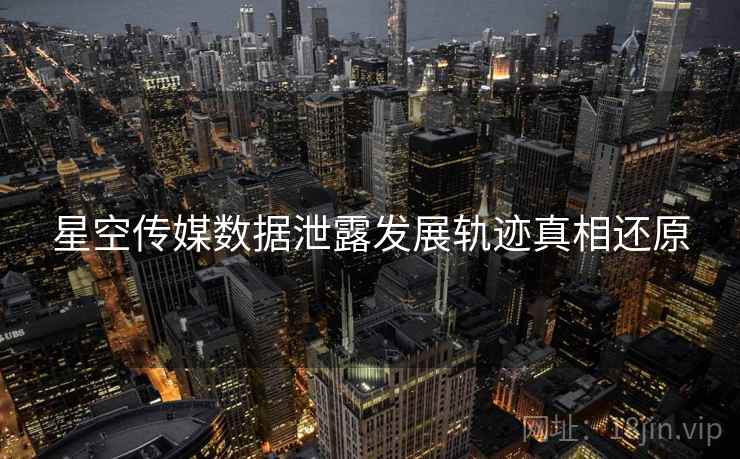 星空传媒数据泄露发展轨迹真相还原