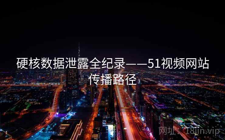 硬核数据泄露全纪录——51视频网站传播路径